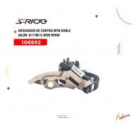 (106992) DESVIADOR DE CENTRO MTB  DOBLE JALON 6/7/8VEL S-RIDE M300