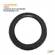 (126007) LLANTA 16X2.125 KYLIN BRAND F-114 NEGRO 50