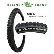 (124009) LLANTA 24X2.125 KYLIN BRAND F-125 NEGRO 50