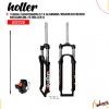 (032228) TIJERA DE SUSPENSIÓN RODADA 27.5 DE ALUMINIO Y MAGNESIO, POSTE DE 28.6MM SIN ROSCA, PARA FRENO DE DISCO