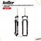 (032220) TIJERA DE SUSPENSIÓN MODELO: 860S(AMS) RODADA 29 DE ALUMINIO Y MAGNESIO, POSTE DE 28.6MM SIN ROSCA, PARA FRENO DE DISCO