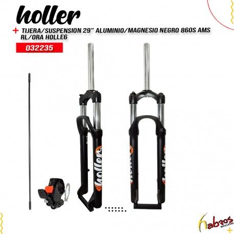 (032235) TIJERA DE SUSPENSIÓN HIADRAULICA, RODADA 29 DE ALUMINIO