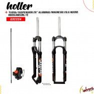 (032224)TIJERA DE SUSPENSIÓN MOD: 860S (AMS) RL/O RODADA 29 DE ALUMINIO Y MAGNESIO, POSTE DE 28.6MM HOLLE