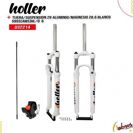 (032214) TIJERA DE SUSPENSIÓN MOD: 595S(AMS) HL/O RODADA 29 DE ALUMINIO Y MAGNESIO, POSTE DE 28.6MM SIN ROSCA