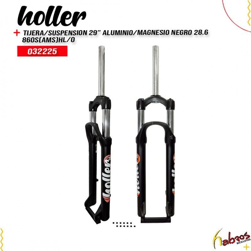032225 (TIJERA DE SUSPENSIÓN RODADA 29 DE ALUMINIO Y MAGNESIO, POSTE DE 28.6MM SIN ROSCA, PARA FRENO DE DISCO)