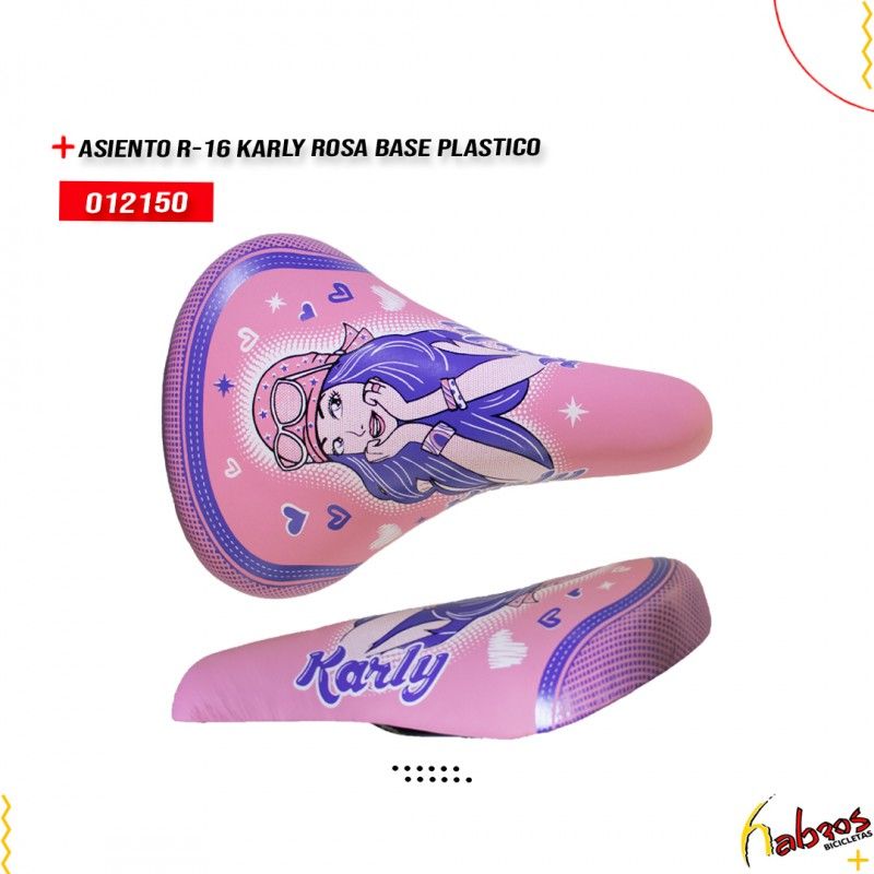 (012150) ASIENTO R-16 KARLY ROSA BASE PLASTICO