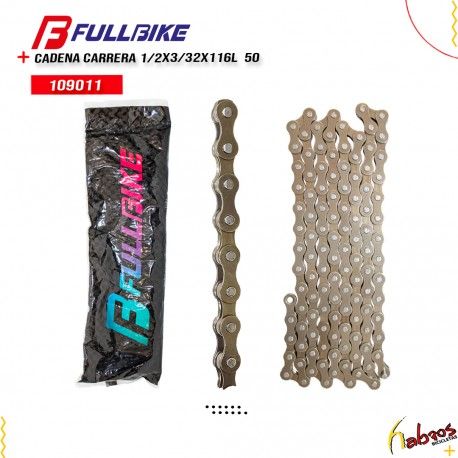 (109011) CADENA CARRERA 1/2X3/32X116L FULLBIKE 50