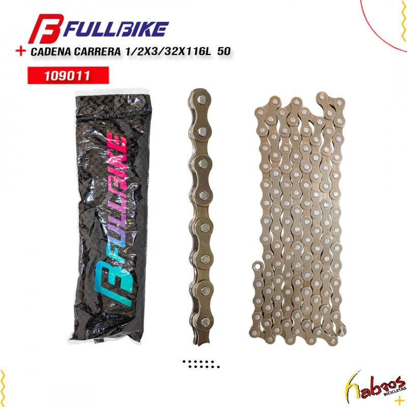 (109011) CADENA CARR 1/2X3/32X116L FULLBIKE 50