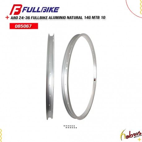 (085067) ARO 24-36 FULLBIKE ALUMINIO NATURAL 14G MTB 10