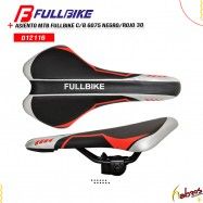 (012116) ASIENTO MTB FULLBIKE CON BROCHE 6075 NEGRO-ROJO 40