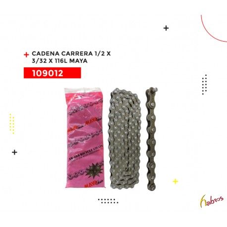 (109012) CADENA CARR 1/2x3/32X116L MAYA BOLSITA 50