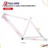 (02025) CUADRO MTB 26 FULLBIKE SIN TIJERA CON PIVOTE BLANCO-ROSA 4