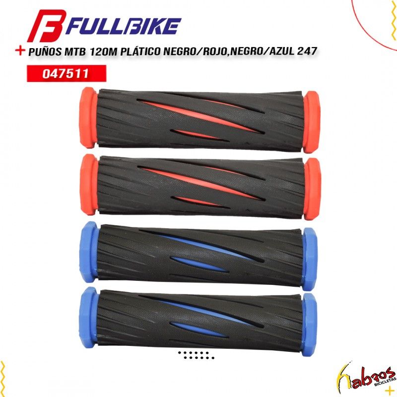 (047511) PUÑOS MTB 120M PLAS 247 NEGRO/ROJO,NEGRO/AZUL 200
