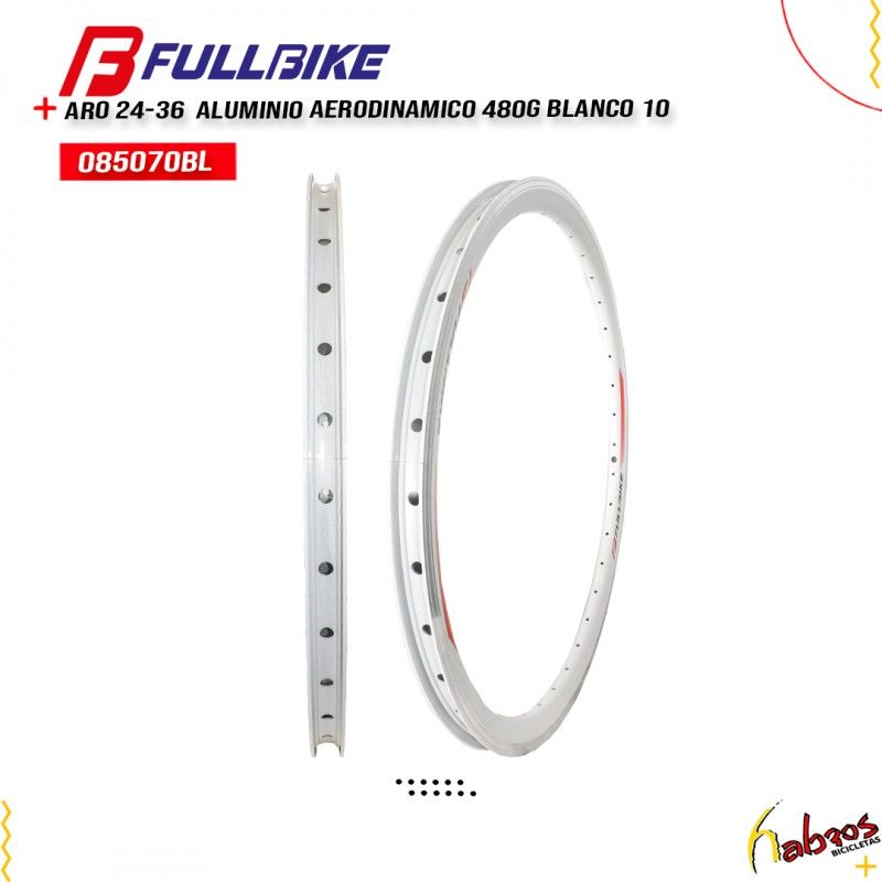 (085070BL) ARO 24-36 FULLBIKE ALUMINIO AERO 480G BLANCO 10