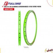 (085070NV) ARO 24-36 FULLBIKE ALUMINIO AERODINAMICO 470G VERDE-NEON