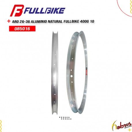(085016) ARO 26-36 FULLBIKE ALUMINIO NATURAL 400G 10