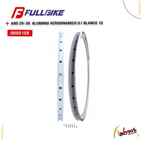 (085015B) ARO 26-36 FULLBIKE ALUMINIO AERODINAMICO D1 BLANCO 10