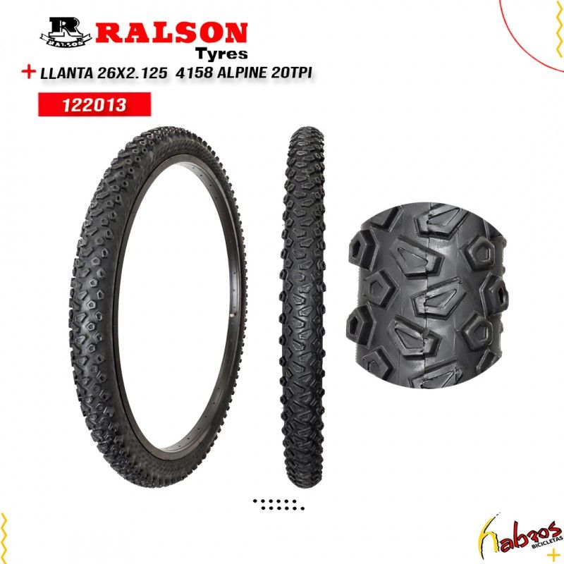 (122013) LLANTA 26X2.125 20TPI RALSON 4158 ALPINE