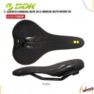 (013170DDK) ASIENTO CARRERA / MTB 26 SIN BROCHE D070 NEG 30