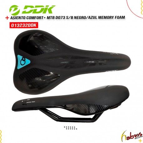 (013232DDK) ASIENTOCOMFORT+ MTBD073SIN BROCHE NEGRO-AZUL MEMFOAM