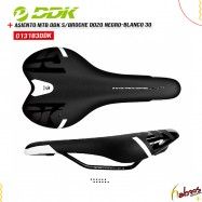(013183DDK) ASIENTO MTB 26 SIN BROCHE D020 NEGRO-BLANCO 30