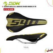 (013181DDK) ASIENTO MTB 26 SIN BROCHE D540B AMARILLO 30