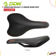 (013242DDK) ASIENTO MTB D5311 SIN BROCHE NEGRO-ROJO