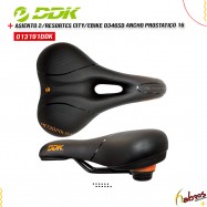 (013191DDK) ASIENTO 2 RESORTES CITY/EBIKE D346SD ANCH PROSTATICO 16