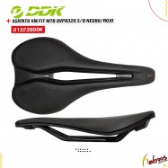 (013239DDK) ASIENTO VM FIT MTB DVP8320 SIN BROCHE NEGRO-ROJO 30