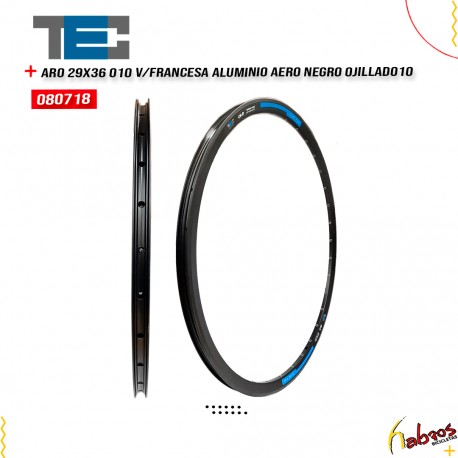 (080718) ARO 29-36 TEC ALUMINIO VF AERO 010 OJILLOS NEGRO
