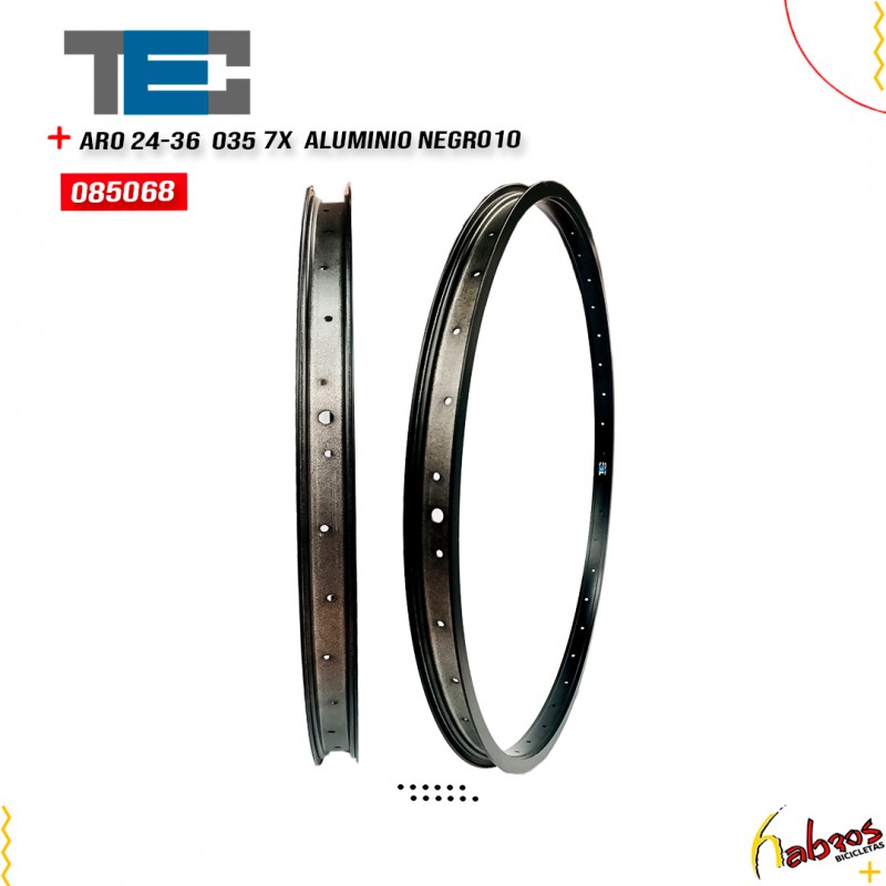 (085068) ARO 24-36 TEC ALUIMINIO VALVULA AMERICANA 035 7X  NEGRO10