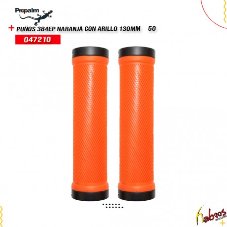 (047210) PUÑOS PROPALM CON ARILLO 384EP NARANJA 130MM     50