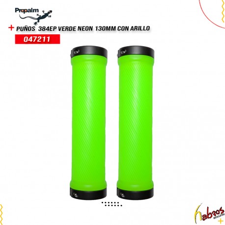 (047211) PUÑOS PROPALM 384EP VERDE NEON 130MM CON ARILLO