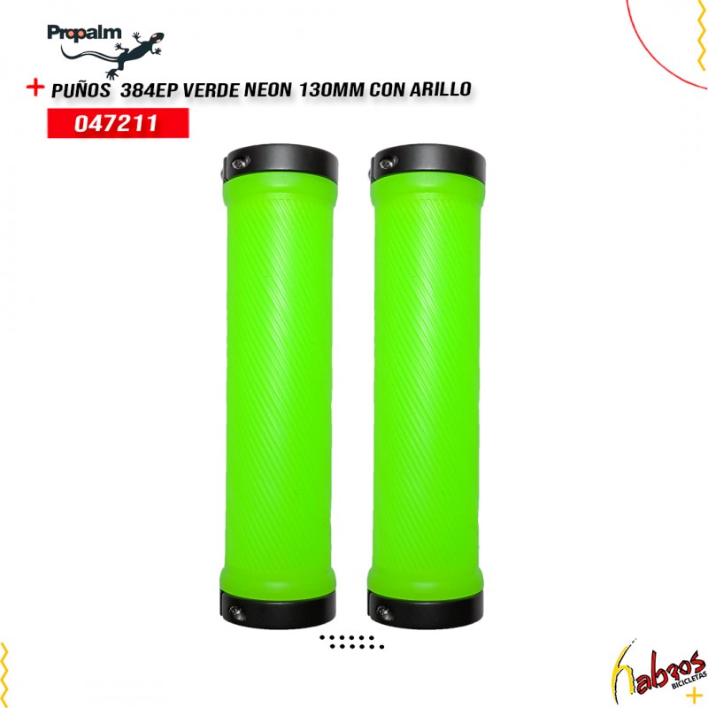 (047211) PUÑOS PROPALM 384EP VERDE NEON 130MM CON ARILLO