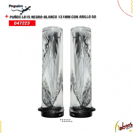 (047223) PUÑOS PROPALM L815 NEGRO/BLANCO131MM CON ARILLO 50