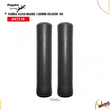 (047216) PUÑOS PROPALM A220 NEGRO 130MM SILICON