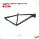(020856) CUADRO MTB ALUMINIO 29-17 MOOVE SIN TIJERA NEGRO/ AZUL
