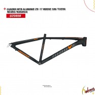 (020858) CUADRO MTB ALU 29-17 MOOVE SIN TIJERA NEGRO/NARANJA