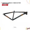 (020858) CUADRO MTB ALU 29-17 MOOVE SIN TIJERA NEGRO/NARANJA