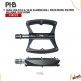 (114213) PEDAL 9/16 PHB MTB ALUMINIO P724 CON BROCHE NEGRO50