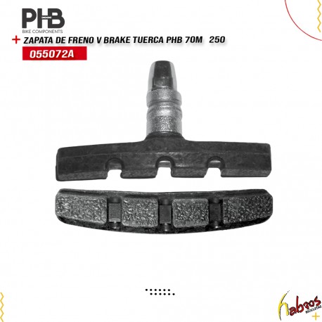 (055072A) ZAPATA PARA FRENO "V" BRAKE CON TUERCAS 60MM SSA-13