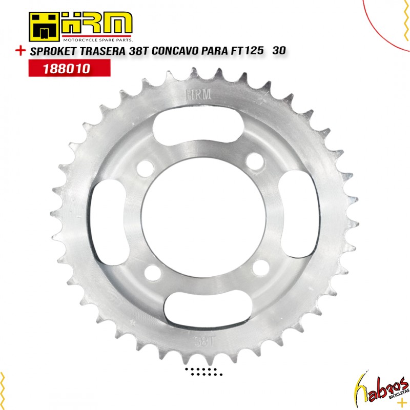 188010 (SPROKET TRCONCAVO38T PARA FT125)