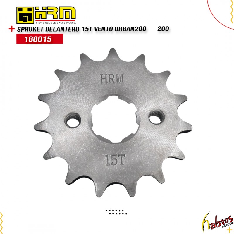 (188015)SPROKET DEL 15T VENTO URBAN200       200