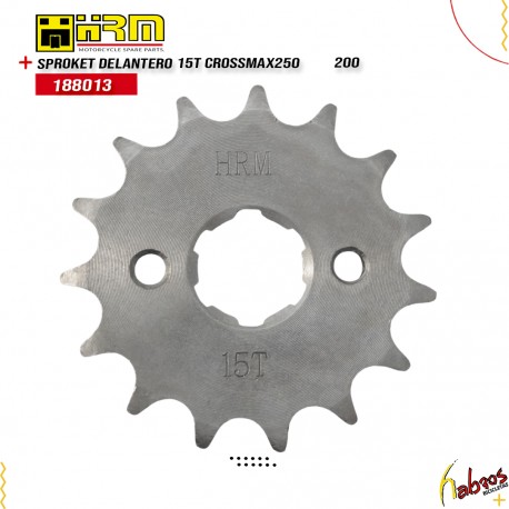 (188013)SPROKET DELANTERO 15T CROSSMAX250          200