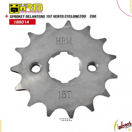 (188014)SPROKET DELANTERO 15T VENTO CYCLONE200    200