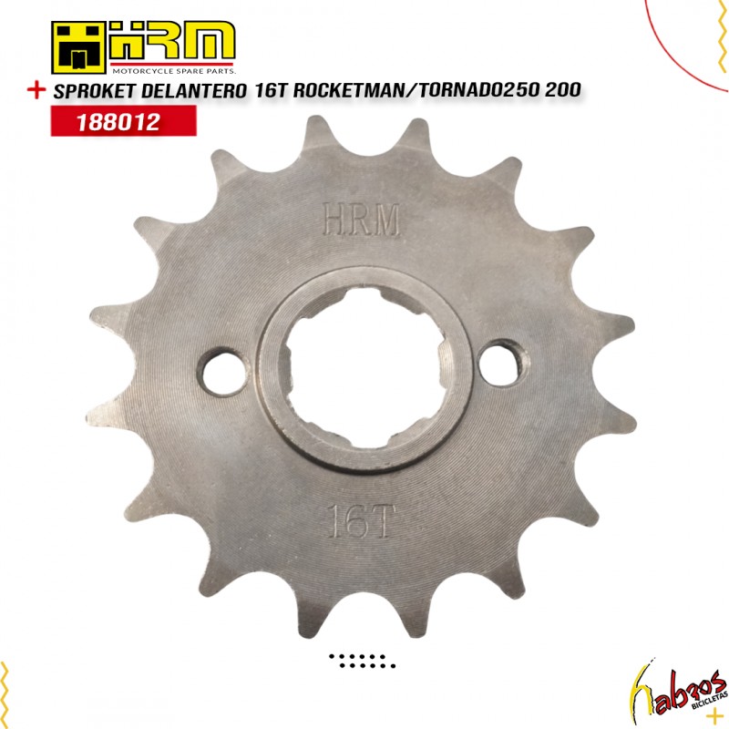 (188012)SPROKET DEL 16T ROCKETMAN/TORNADO250 200