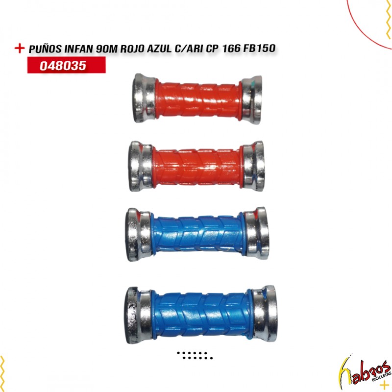 (048035)PUÑOS INFAN 90M ROJO ,AZUL C/ARI CP 166 FB150