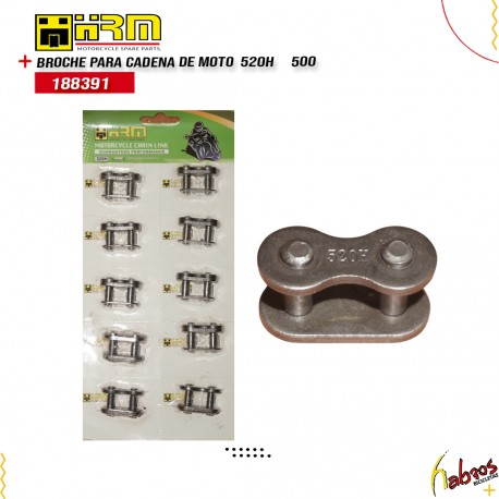 (188391) BROCHE PARA CADENA DE MOTO 520H   500
