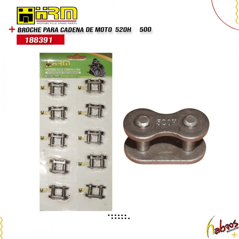 (188391) BROCHE PARA CADENA DE MOTO 520H   500