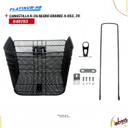 (048283) CANASTILLA R-26 NEGRO GRANDE A-053